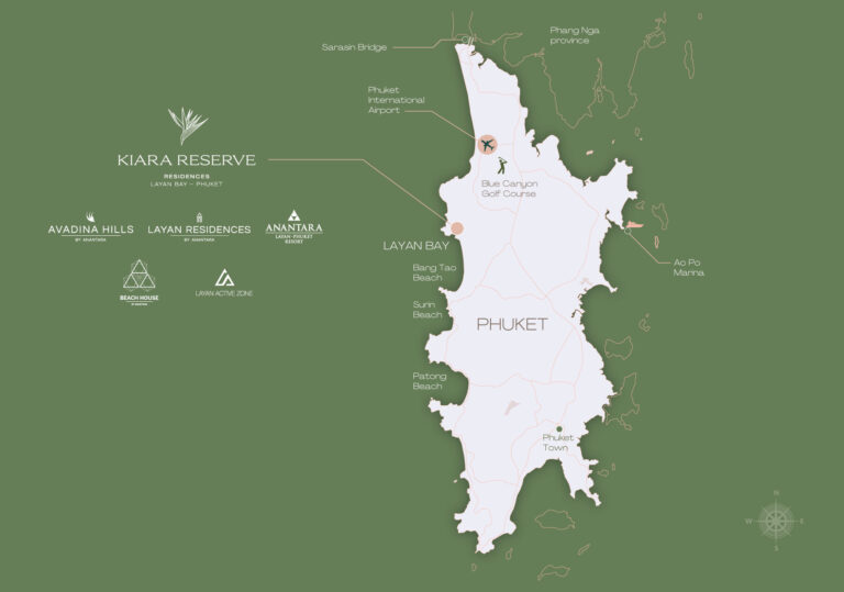 Kiara Reserve map